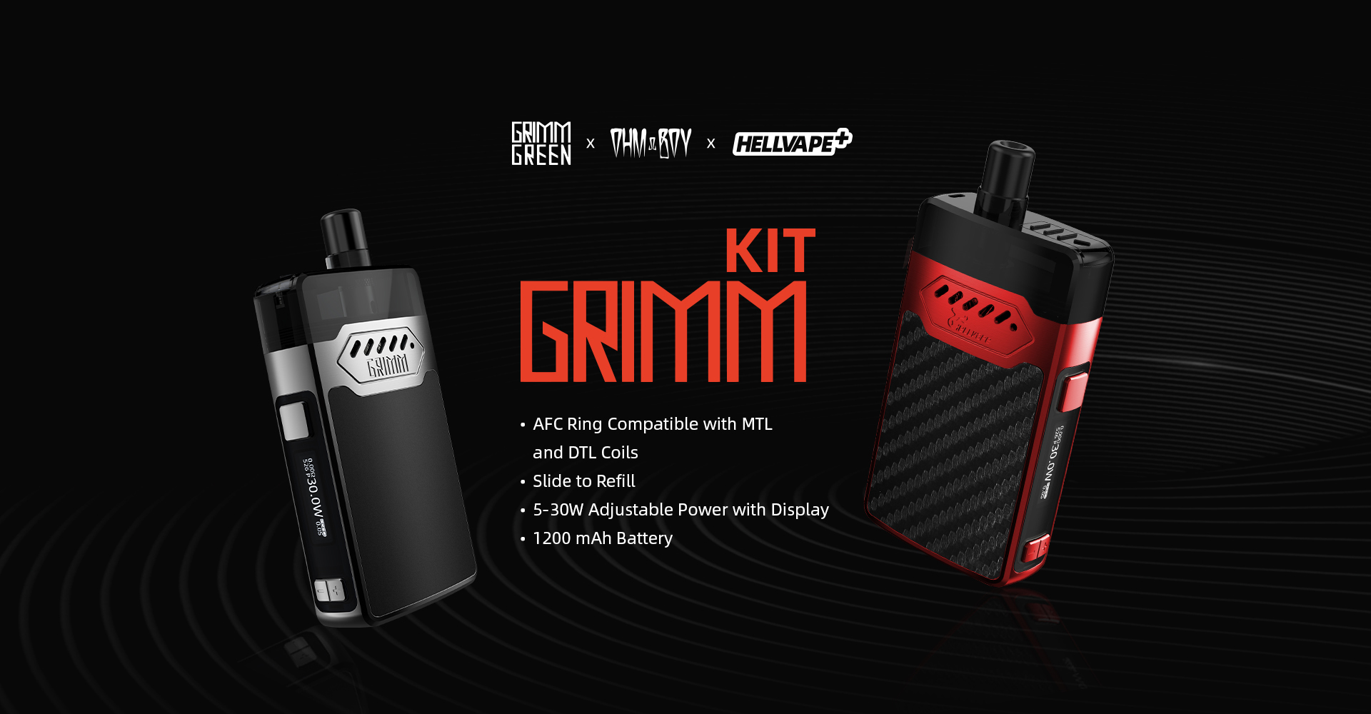 Hellvape Grimm Pod Mod Kit-Hellvape - The DIY atomizer leading brand